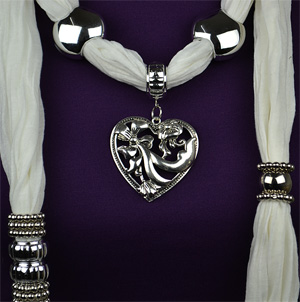 Animal flower jewelry scarf