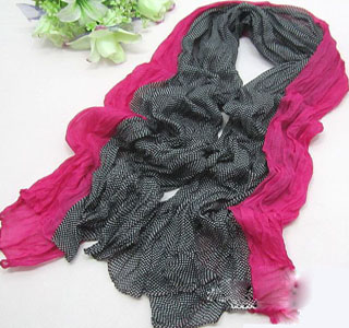 Summer mixed colors dot scarf