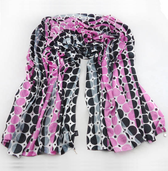 Jewelry scarves of silk scarves