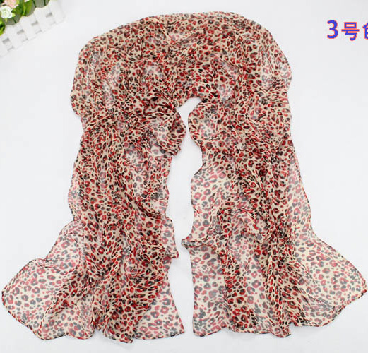 Small leopard silk scarf china wholesale scarf
