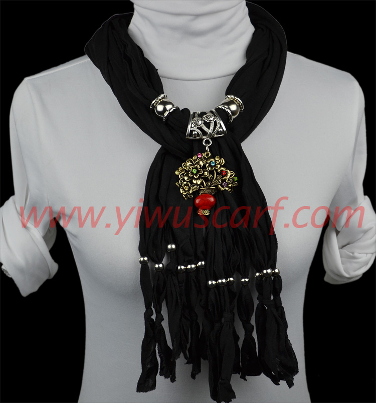 Autralia jewelry scarves alloy pendant scarf