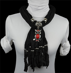 Owl alloy jewelry scarf fashion pendants scarves