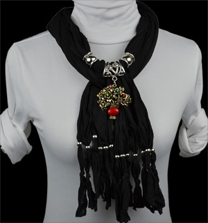 scarves with pendant wholesale women