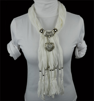 pendant scarf beads whlolesale scarves