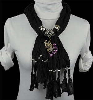 wholesale fashion alloy Phoenix jewelry necklace pendant scarf