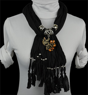 Canadian fashion alloy Phoenix necklace pendant scarf
