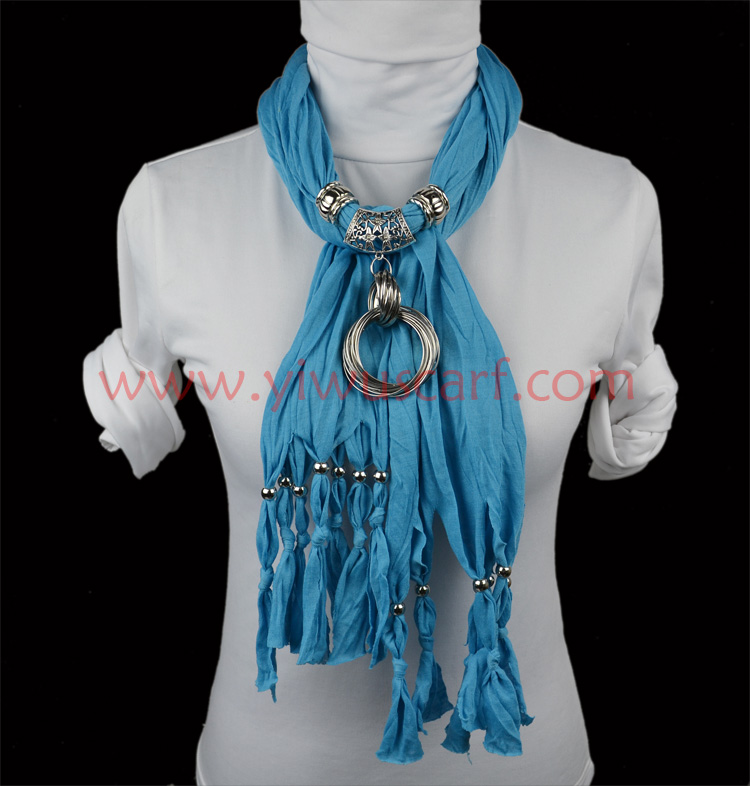 wholesale alloy beads pendant scarf
