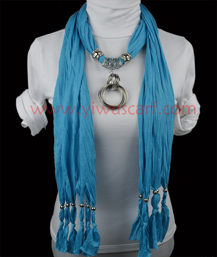 wholesale alloy beads pendant scarf