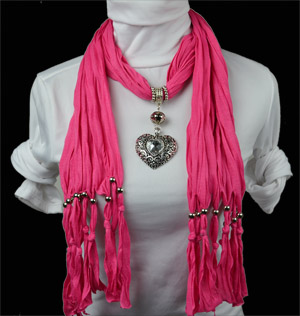 Wholesale New Heart pendant scarf