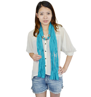 Crystal pendant scarf Wholesale alloy cross