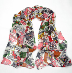 Fashion high heels silk scarf Wholesale