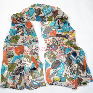 Fashion high heels silk scarf Wholesale