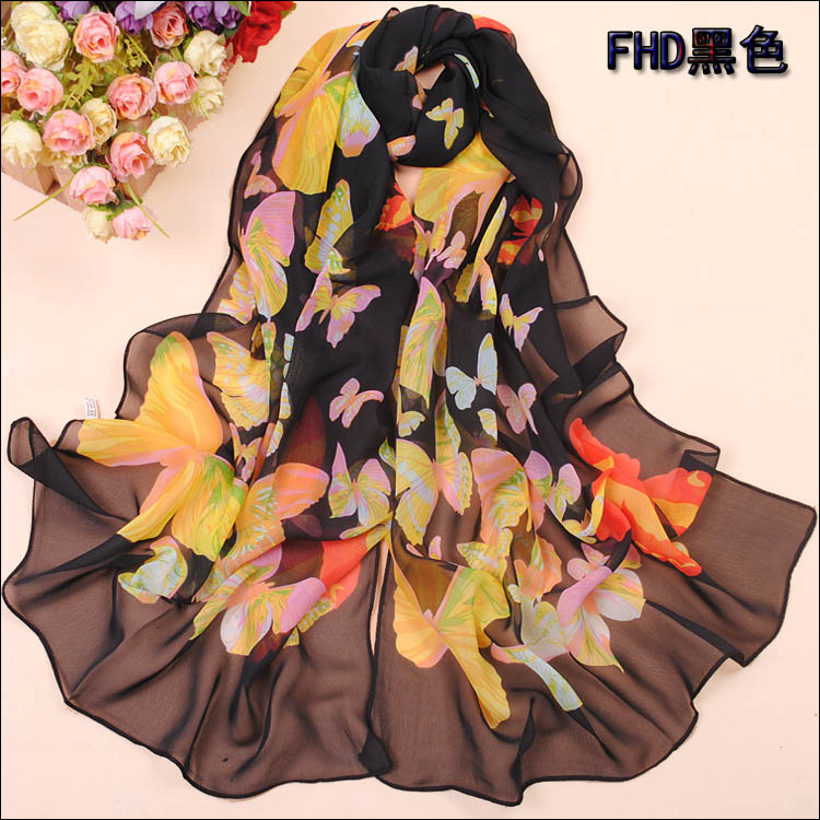 Online Womens autumn silk scarf