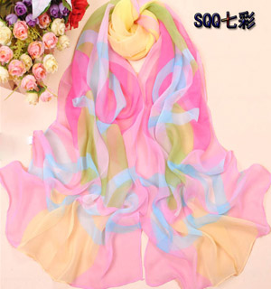 chiffon head scarves colorful scarf