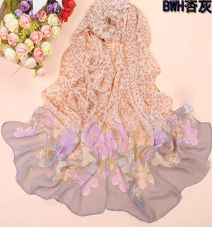 Hot Selling  chiffon silk scarf