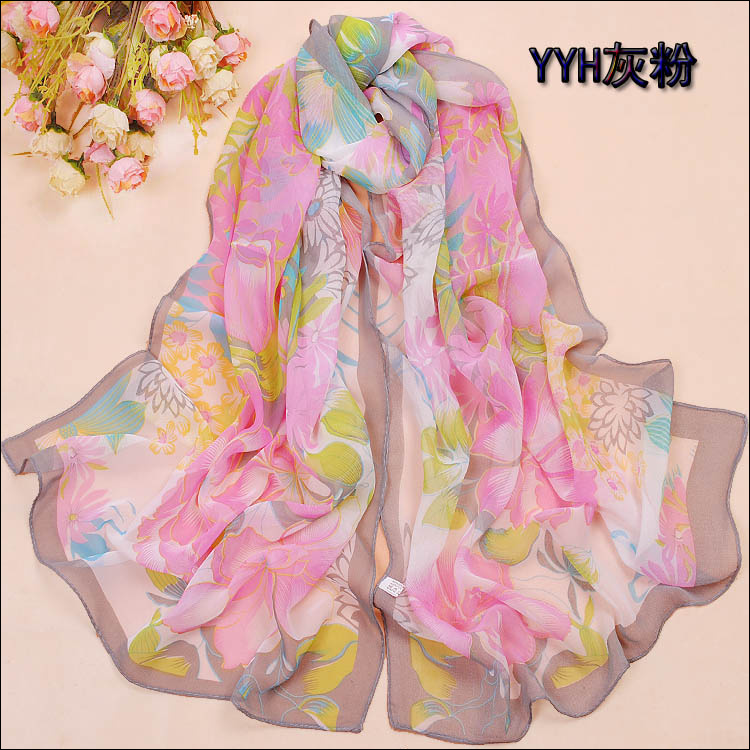 Womens Patterns of Silk Shawl Scarf