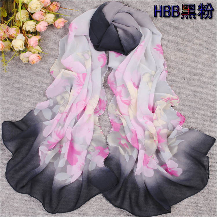 Factory price silk kerchief stripe scarf