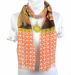 scarves with jewellery uk