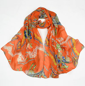 silk chiffon scarves women