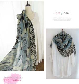 new design of polyester scarf