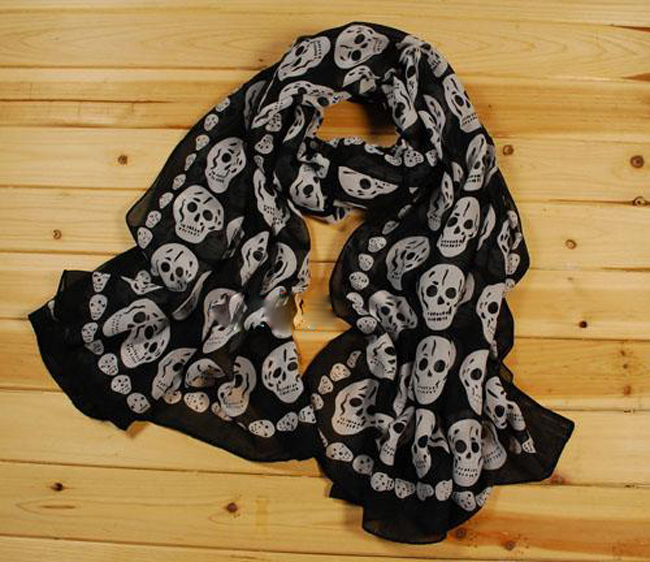 Kito scarf skull shawl scarf