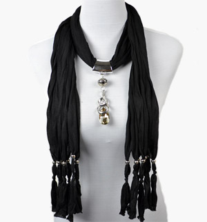 scarf with pendant scarf jewelry rings
