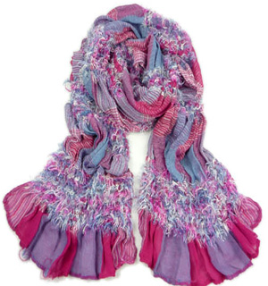 Color stitching scarf Picking scarves