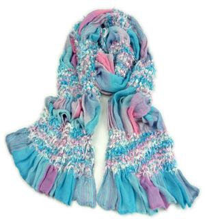 Color stitching scarf Picking scarves