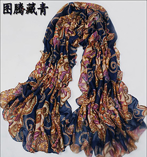 china wholesale scarves tuteng flower scarf