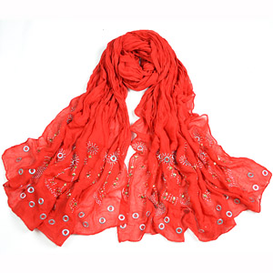 Fashion lady knitted muslim hijab scarf