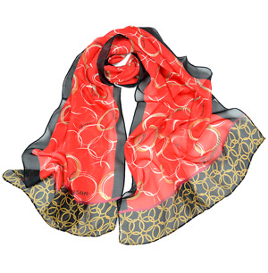 silk shawl printed scarf