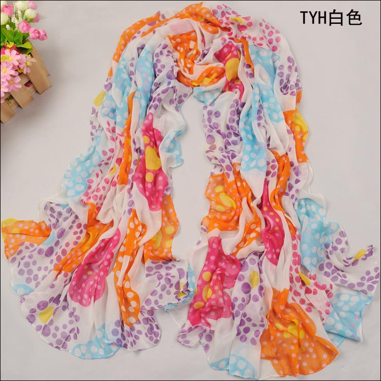 Dot color to fight the block scarf