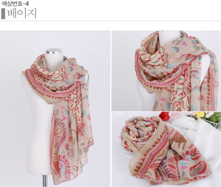 US cashew flower scarf gloves