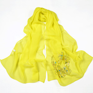 Hot drill silk scarf