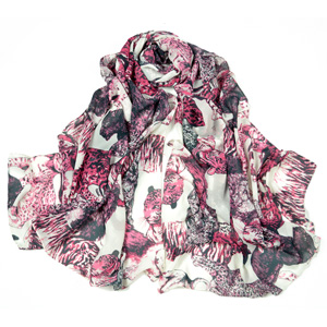 Printed silk scarves from Liberty London