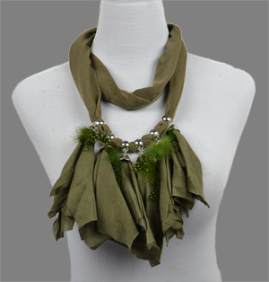 beaded scarf jewelry scarf