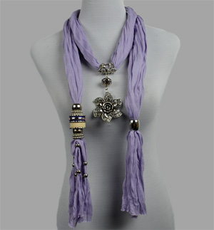 Metal Pendant Scarves Scarf