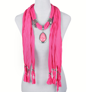 Wholesale pendant scarves jewelry scarf