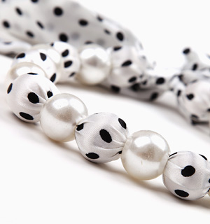 Chunky Beaded and Scarf Necklaces
