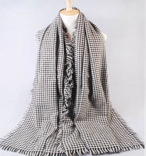 Large Houndstooth Scarf Wholesale