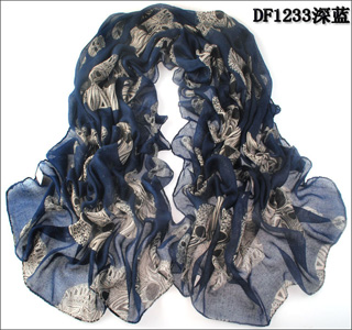 New skull scarves woven cotton
