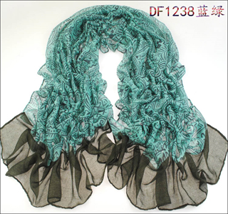 Women long cotton letters big Scarf
