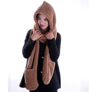Winter cashmere scarves hats gloves