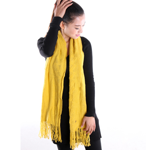 Christmas Acrylic wool scarf knitted shaw