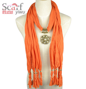 Gold alloy pendants scarf wholesale
