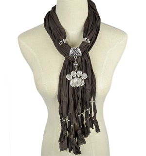 Palm pendant scarf wholesale