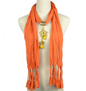 Stars pendant scarves wholesale