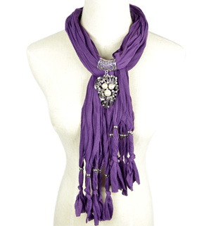 Alloy pearl pendant scarves wholesale
