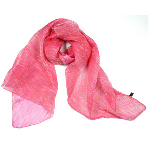 Golden silk fashion scarf