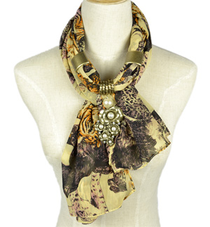Leopard pattern jewelry scarves wholesale